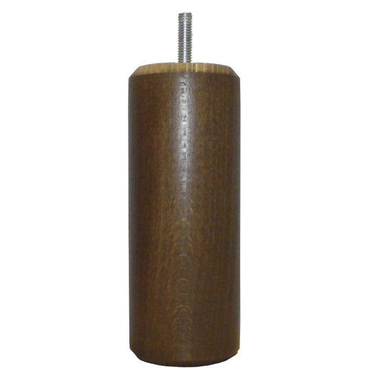 pied de lit cylindre bois rustique noyer la boutique des proprios