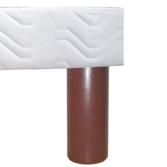 Pied Lit Cylindre Bois hauteur 20 cm chocolat