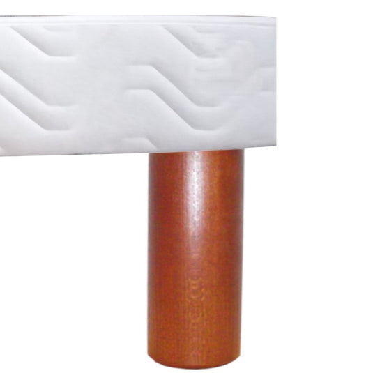 Pied Lit Cylindre Bois hauteur 20 cm merisier