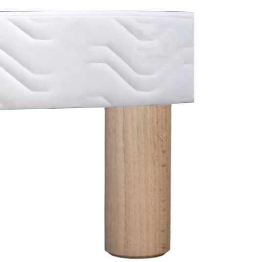 Pied Lit Cylindre Bois hauteur 20 cm nature