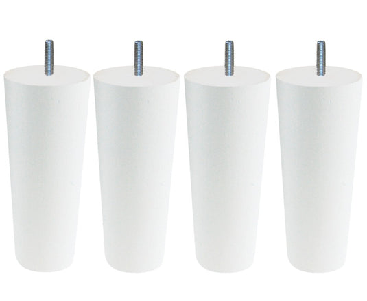 Jeu de 4 pieds de lit coloris blanc La Boutique Des Proprios