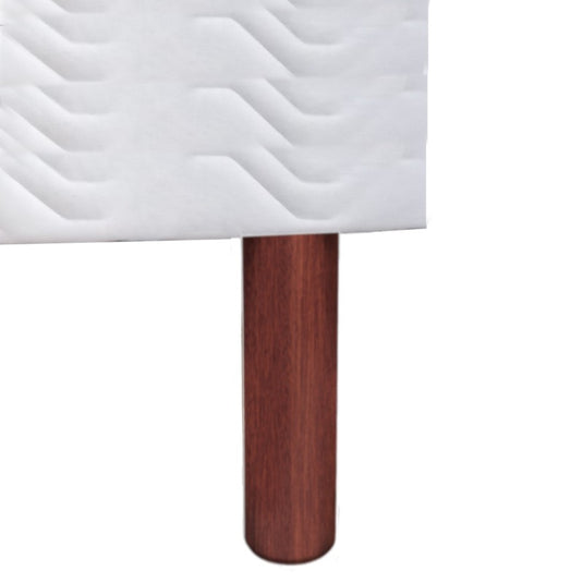 Pied literie bois acajou hauteur 20 cm La Boutique Des Proprios