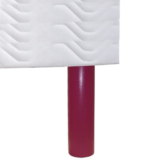 Pietement bois de lit rose La Boutique Des Proprios