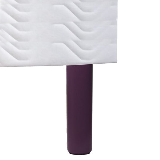 Pietement bois de lit prune La Boutique Des Proprios