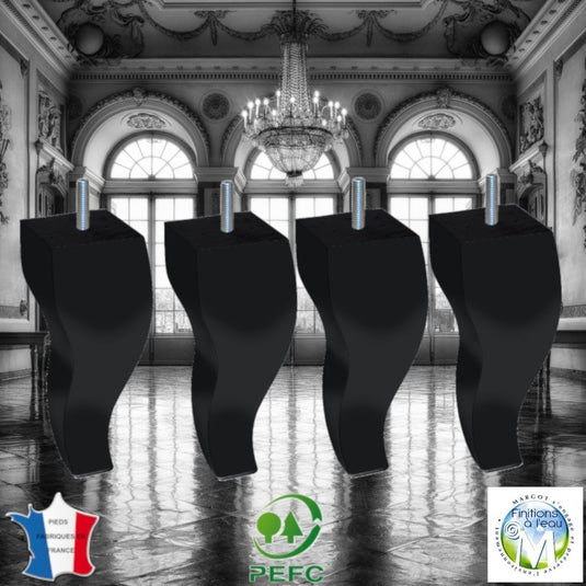 Pied de lit Louis XV