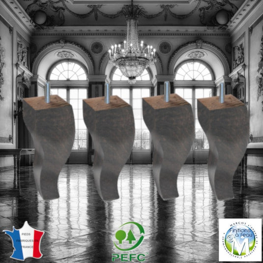 Pied de lit Louis XV