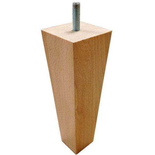 pieds lit en bois brut