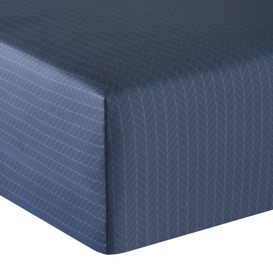 Drap Housse SATIN Victoria Park Marine