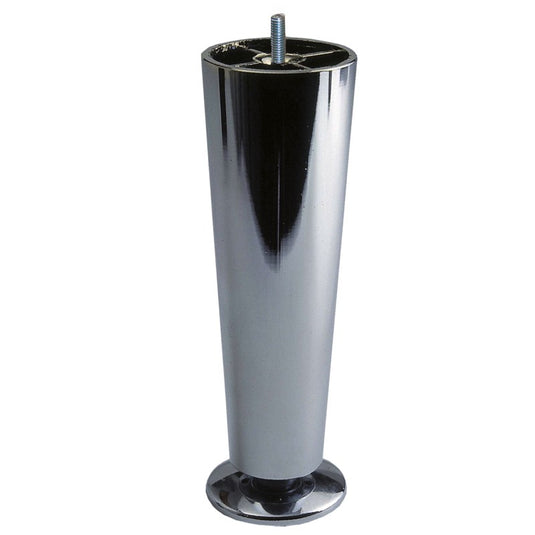 Pieds conique chromé Hauteur 15 cm