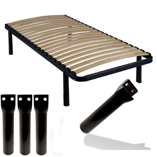 Pied cadre à lattes fixation latérale 22 cm