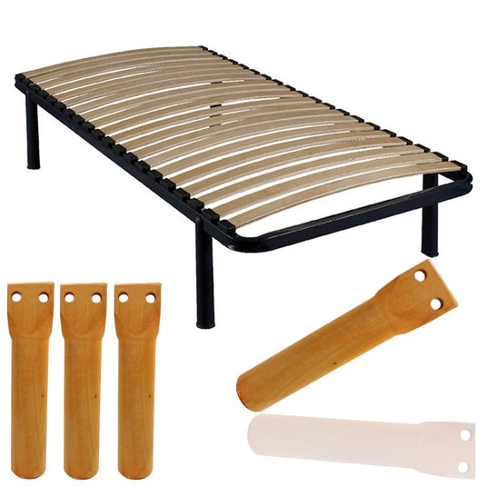 Pied cadre à lattes fixation latérale 22 cm