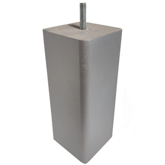 pied de lit en bois massif vernis gris clair