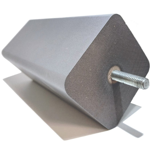 Pied de sommier en bois laqué gris métalisé La Boutique des Proprios