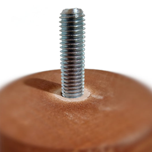 Pied en bois cylindrique pour Mobilier