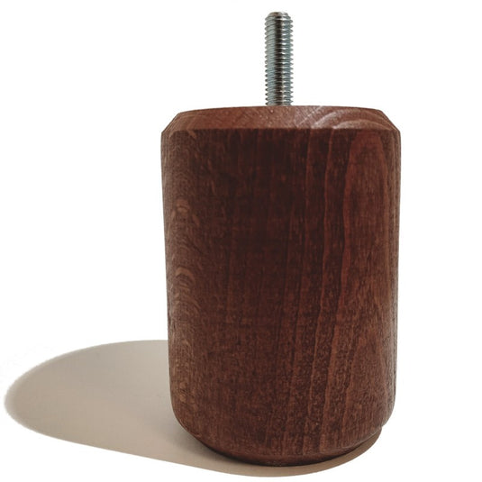 Pied en bois cylindrique pour Mobilier