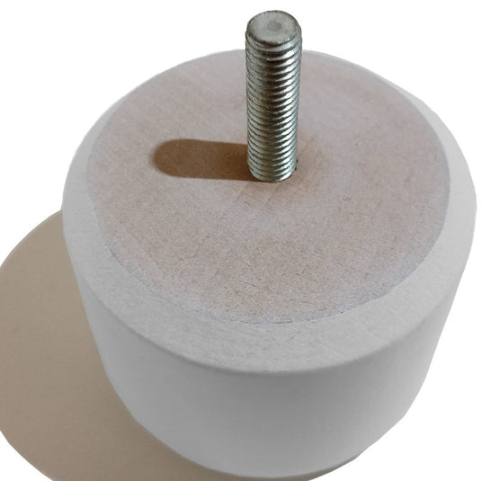 Pied en bois cylindrique pour Mobilier