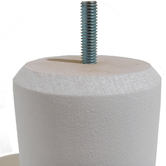 Pied en bois cylindrique pour Mobilier