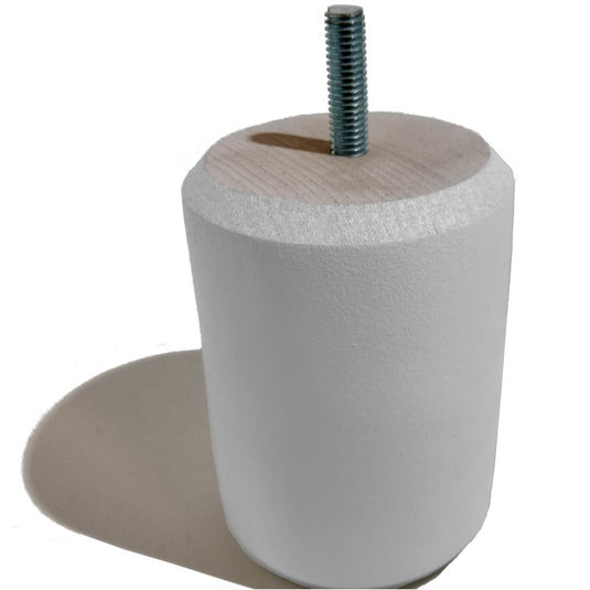 Pieds de lit en finition blanc de 9 cm de hauteur - Apportez une touche de modernité à votre chambre | La Boutique des Proprios