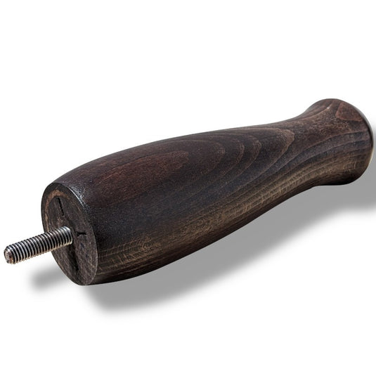 Pied de lit à visser en bois de hêtre de qualité supérieure, de couleur acajou et hauteur 17 cm - La Boutique Des Proprios