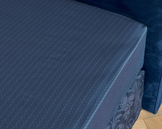 Drap Housse SATIN Victoria Park Marine