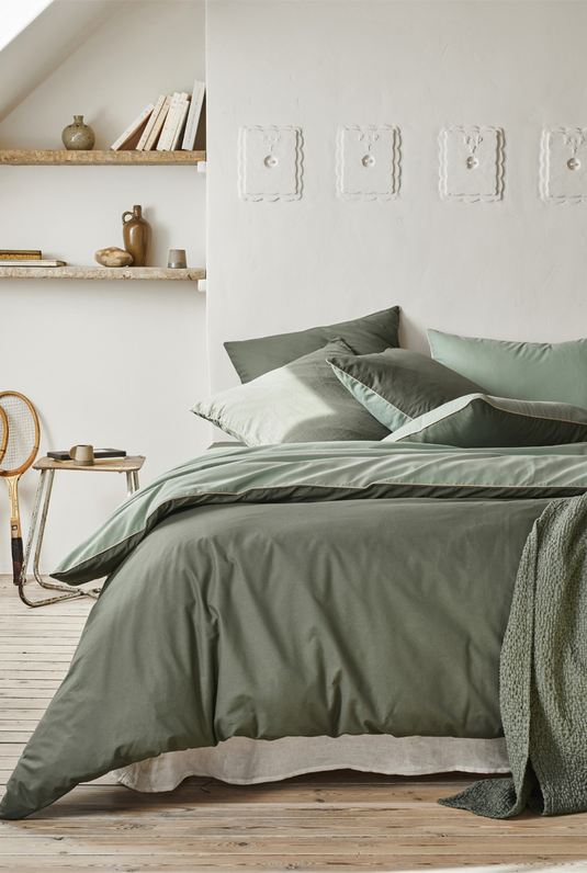Housse de couette en coton bicolore - Essix