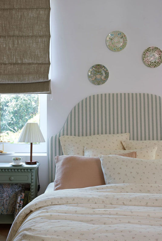 Taie d'oreiller gaze semis fleuri - Essix