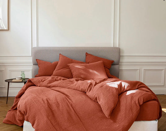Housse de couette en gaze de coton - ANNE DE SOLENE