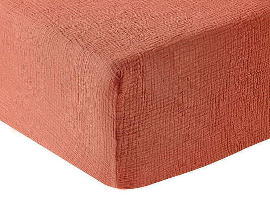 Drap housse gaze de coton - ANNE DE SOLENE