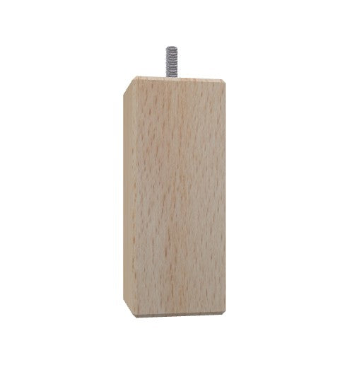 Pied de Lit Carré 15 CM Ø 50 mm