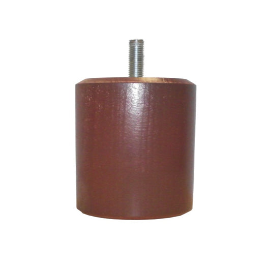Pied de lit en bois couleur chocolat hauteur 9cm