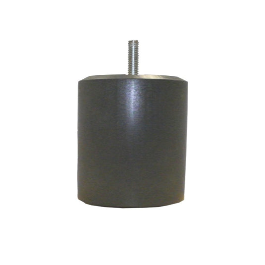 Pied de lit bois 9 cm couleur gris anthracite