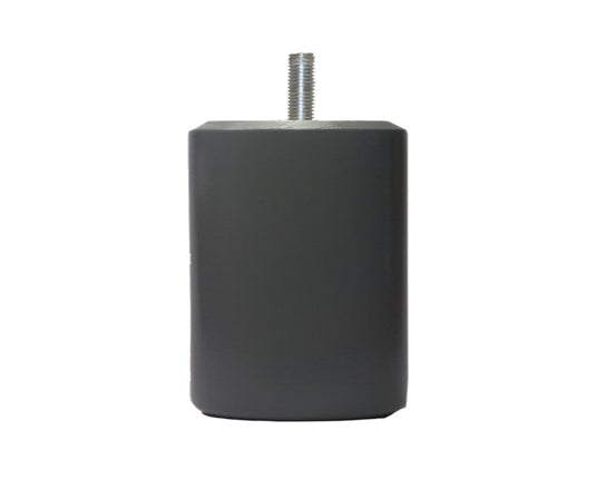 Pied de lit bois 9 cm couleur gris souris