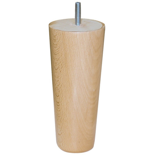 Pied Conique 17 cm bois naturel