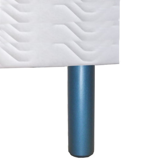 Pietement bois de lit bleu canard La Boutique Des Proprios