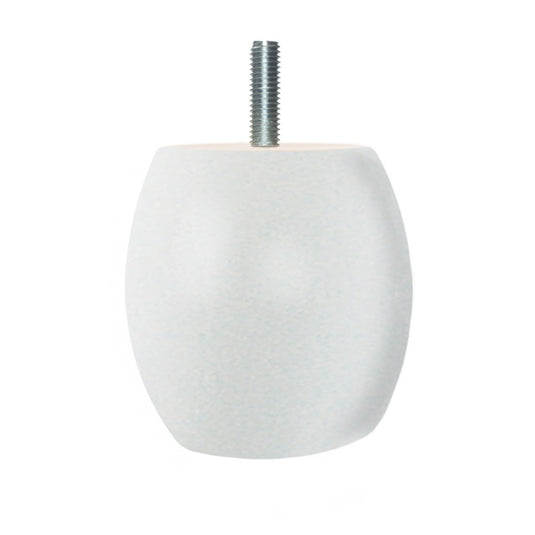 Pied literie rond en bois couleur blanc La Boutique des Proprios