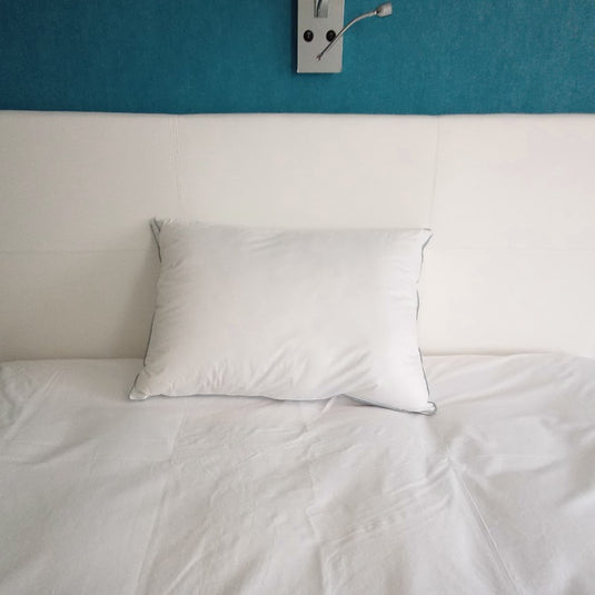 Oreiller confort duvet avec particules de gel pour une meilleure ventilation La Boutique Des Proprios