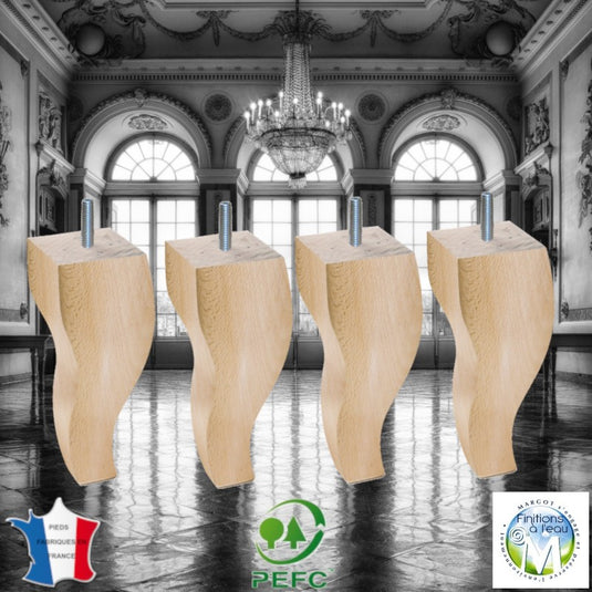 Pied de lit Louis XV