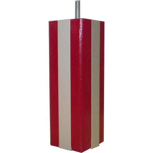 Pied literie carre bois et alu design La Boutique Des Proprios