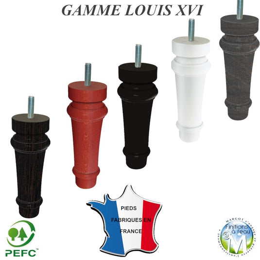 Pied de lit LOUIS XVI