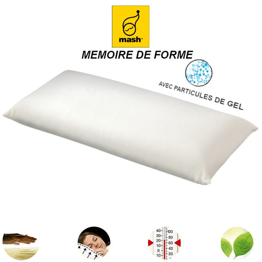 Oreiller Mash mémoire de forme - Bise