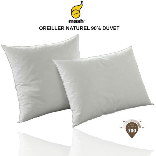 OREILLER NATUREL DUVET DE CANARD