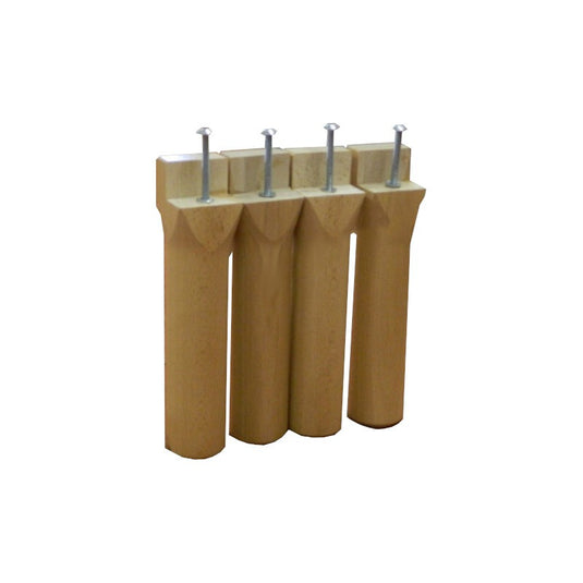 Pied cadre à lattes fixation verticale 22 cm