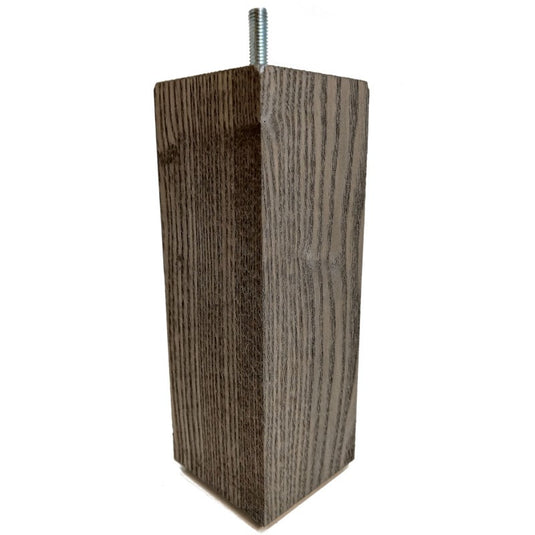 Pied carré bois pour lit éléctrique