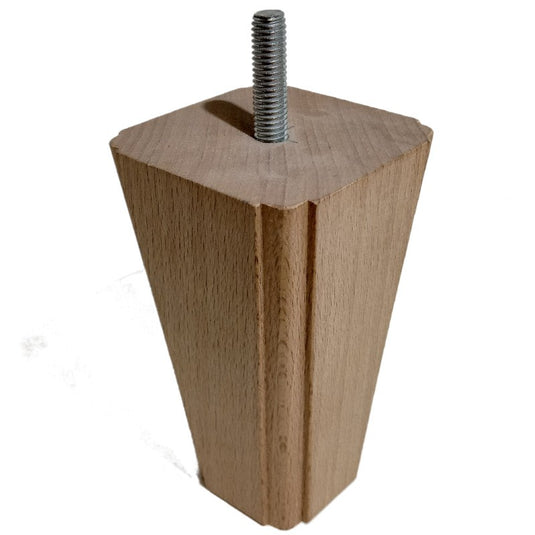 PIED DE MEUBLE CONIQUE RAINURE
