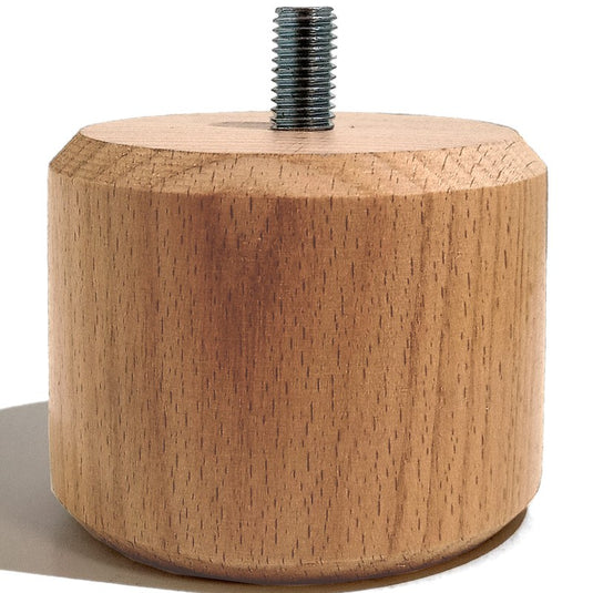 Pied en bois cylindrique pour Mobilier