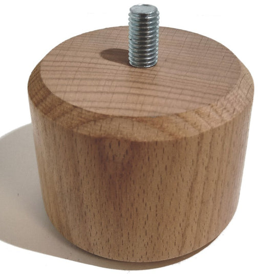Pied en bois cylindrique pour Mobilier