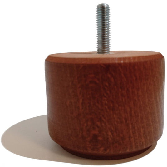 Pied en bois cylindrique pour Mobilier
