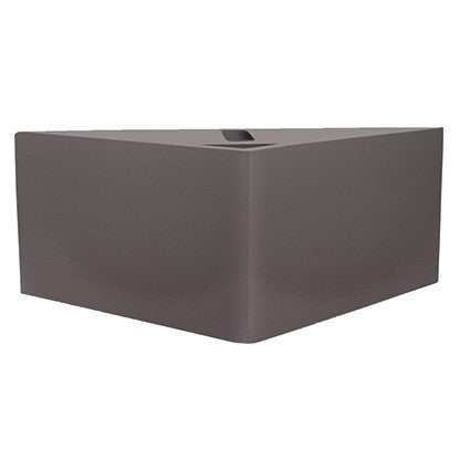 jeu de 4 pieds de lit angle moderne coloris gris taupe La Boutique Des Proprios