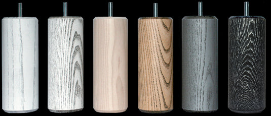 jeu de 4 pieds de lits cylindre platine la boutique des proprios