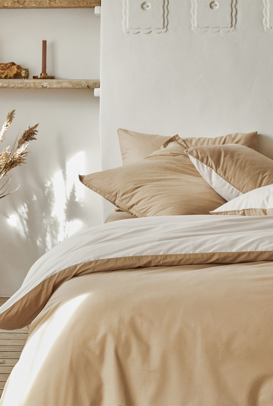 Housse de couette en coton bicolore - Essix